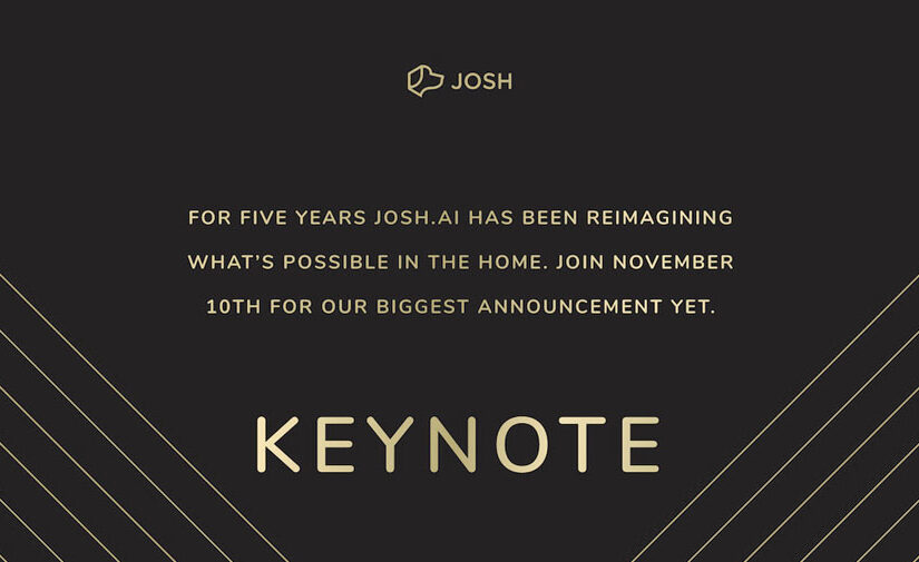 The first ever Josh.ai keynote!